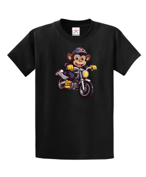 Monkey Motocrosser Off Road Rider Unisex Kids And Adults T-Shirt